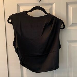 Sincerely Jules Black Silk Tank Top